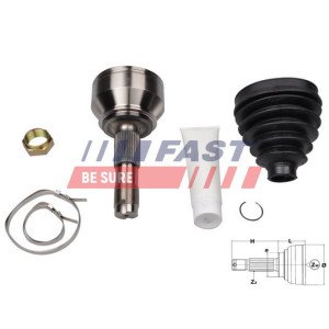 FT25080K Joint Kit, drive shaft