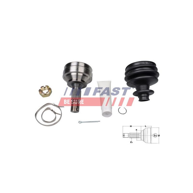 FT25089K Joint Kit, drive shaft