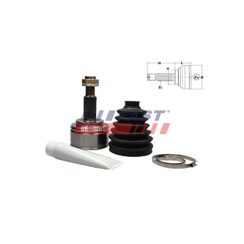 FT25093K Joint Kit, drive shaft