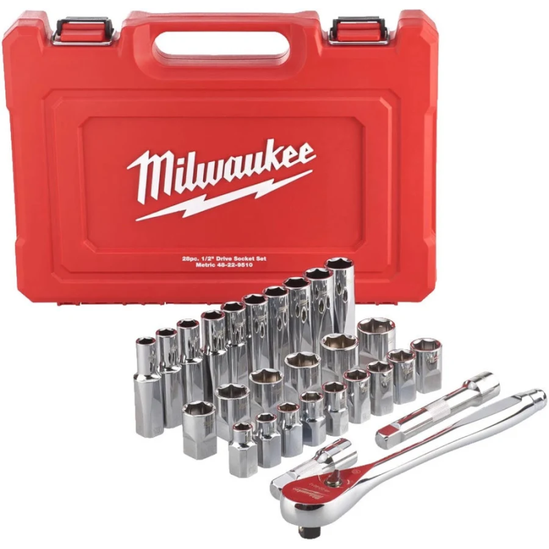 4932471864 1/2 Ratchet Socket Set 28pcs