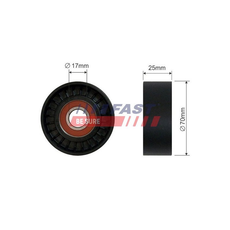 FT44551 Tensioner Pulley, V-ribbed belt