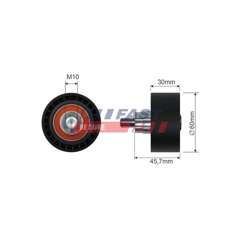 FT44566 Tensioner Pulley, V-ribbed belt