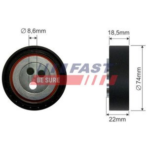 FT44587 Tensioner Pulley, V-ribbed belt